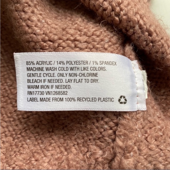 Wild Fable Mauve Pink Ruffle Sweater - Picture 8 of 8